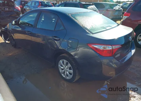 2016 Toyota Corolla Le from USA, damaged, VIN 5YFBURHE3GP409479